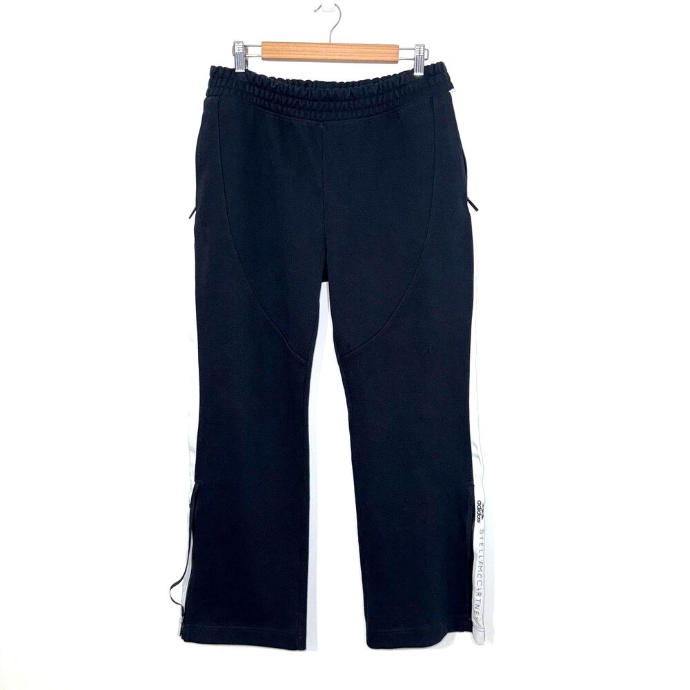 Black Women’s Track Pants with Side Stripe